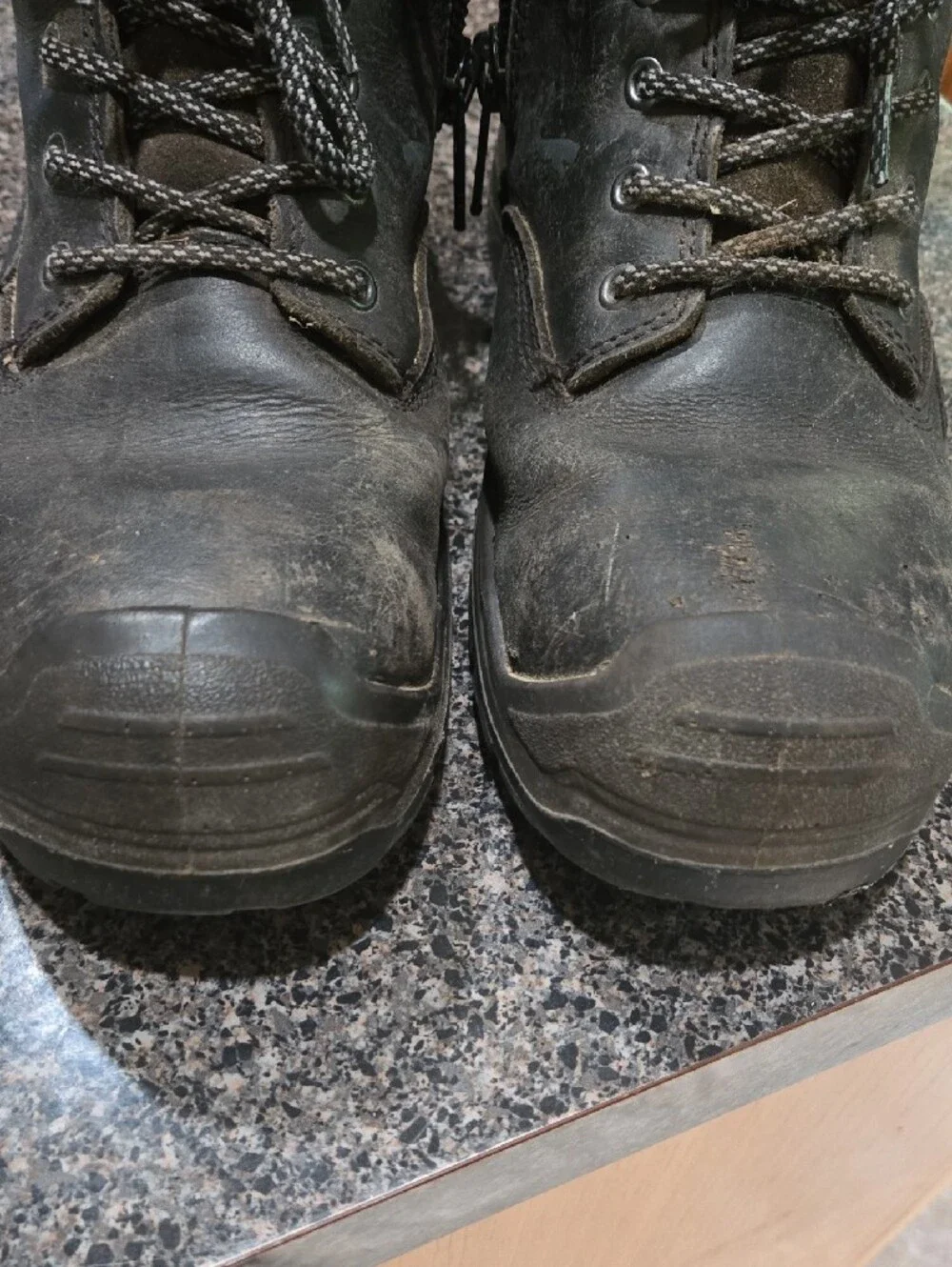Puma Black Men's Lace-Up Steel Toe Boots